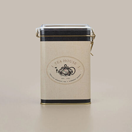 Azura Tea Metal Saklama Kabı - Renkli - 7,5x10x15 cm
