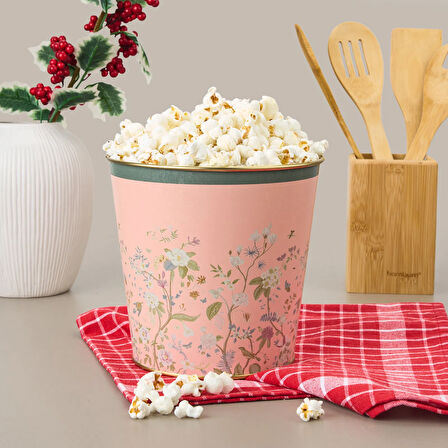 Botanica Metal Mısır Kovası - Renkli - 17,5x15 cm