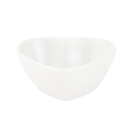 Kalpli Porselen 6'lı Sosluk - Beyaz - 3 cm
