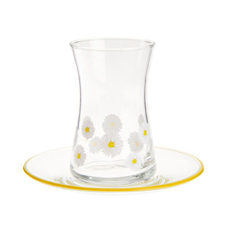 Fiona 12 Parça Çay Seti - Şeffaf - 170 ml