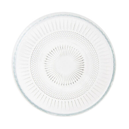 Elena Cam Tabak - Şeffaf - 19 cm