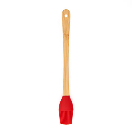 Silikon Yumurta Fırçası - Kırmızı / Kahverengi - 23 cm