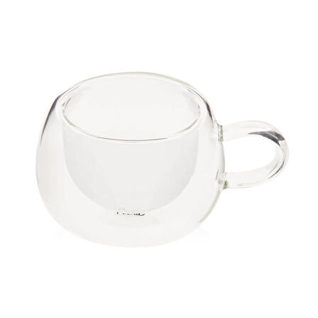 Double Wall Cam Kupa - Şeffaf - 160 ml
