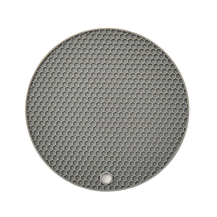 Silikon Yuvarlak Nihale - Gri - 17,5 cm