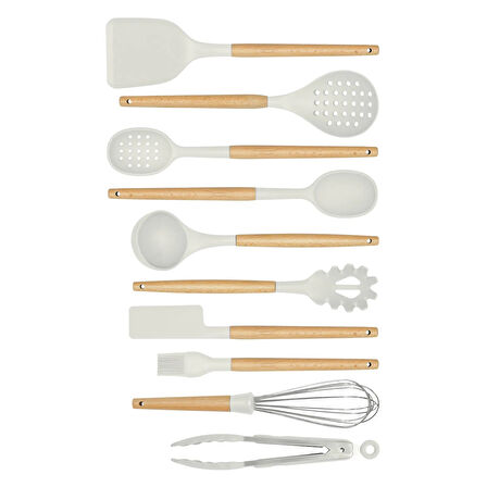 Matis Stantlı 11 Parça Servis Seti - Beyaz