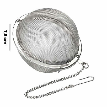 Inox Çay Topu