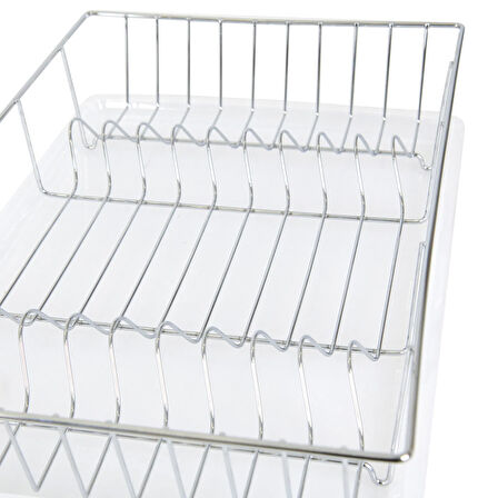 Tek Katlı Bulaşıklık - Krom