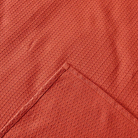 Soft Terra Tek Kişilik Pike - Kiremit - 160x220 cm