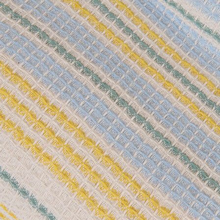 Soft Radiant Tek Kişilik Pike - Ekru / Mavi - 160x230 cm