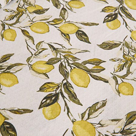 Soft Fresco Tek Kişilik Pike Takımı - Beyaz