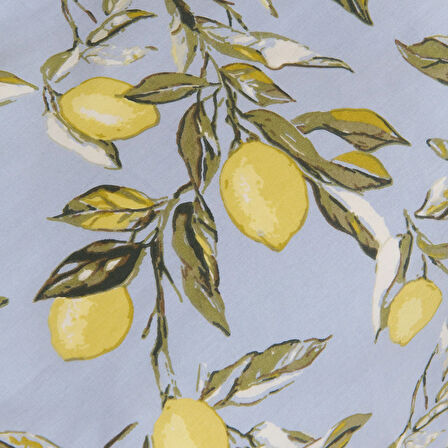 Soft Fresco Çift Kişilik Nevresim Takımı - Mavi