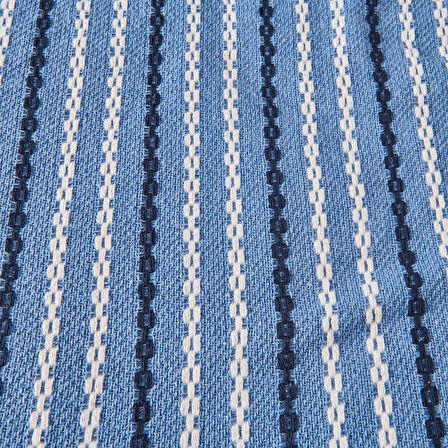 Soft Nautis Tek Kişilik Pike - Mavi - 160x220 cm