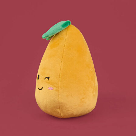 Soft Armut Figürlü Yastık - Sarı - 25 cm