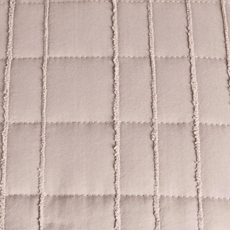 Soft Elit Çift Kişilik Yatak Örtüsü Seti - Bej - 200x230 cm
