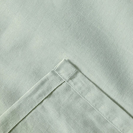 Soft Basic Tek Kişilik Düz Kenar Çarşaf - Yeşil - 160x240 cm