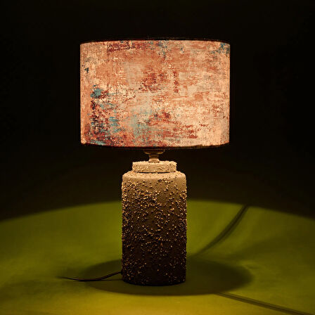 Lighting Arden Abajur - Gri / Renkli - 48,5x30x30 cm