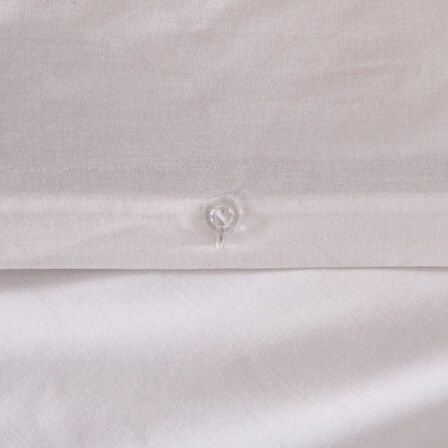 Soft Mustard Çift Kişilik Nevresim Takımı - Beyaz