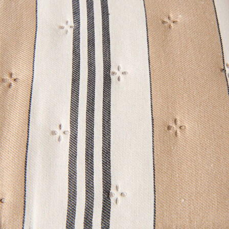 Soft Galler Tek Kişilik Yatak Örtüsü - Bej - 160x230 cm