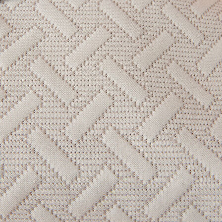 Soft Örme Çift Kişilik Yatak Örtüsü - Gri - 240x260 cm