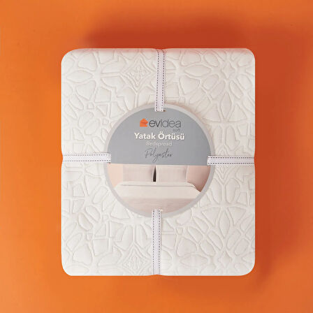 Soft Asos Çift Kişilik Yatak Örtüsü - Beyaz - 260x250 cm