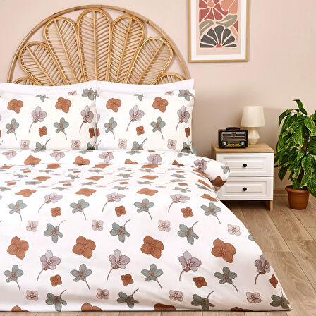 Soft Silla Çift Kişilik Nevresim Takımı - Renkli