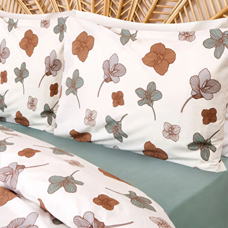 Soft Silla Çift Kişilik Nevresim Takımı - Renkli