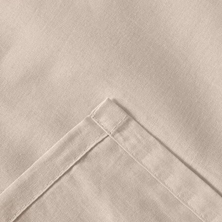 Soft Çift Kişilik Düz Kenar Çarşaf - Gri - 240x260 cm