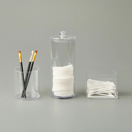 Living 3 lü Organizer Seti - Şeffaf