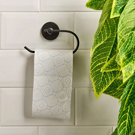 Lüx Kapaksız Kağıtlık - Siyah - 7x5x12,3 cm