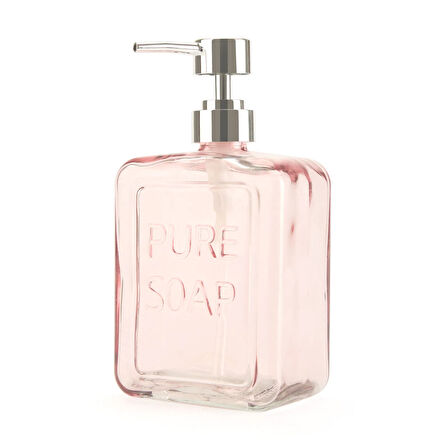 Pure Soap Cam Sıvı Sabunluk - Asorti - 21x9 cm
