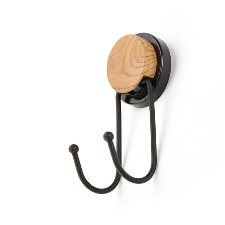 İkili Askı - Siyah - 15 cm