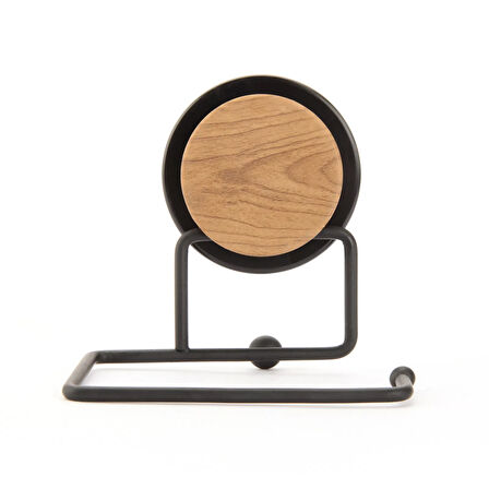 Wc Kağıtlığı - Siyah - 12 cm
