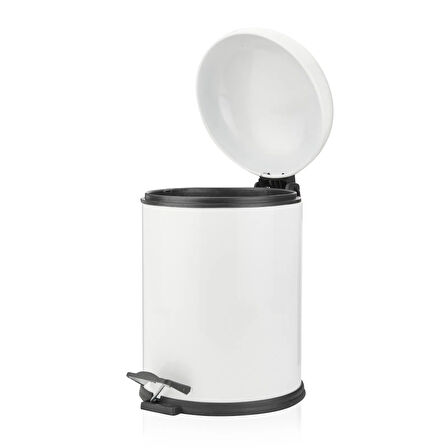 Bath Bon Çöp Kovası - Beyaz - 5 lt