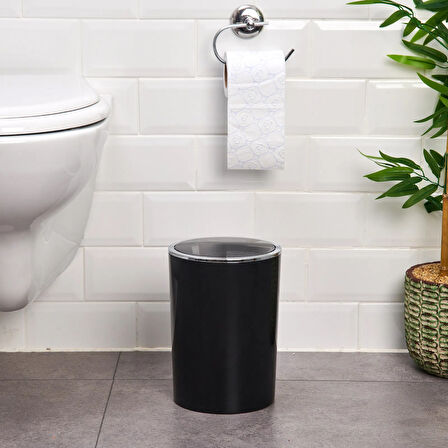 Lenox Çöp Kovası - Siyah - 6 lt