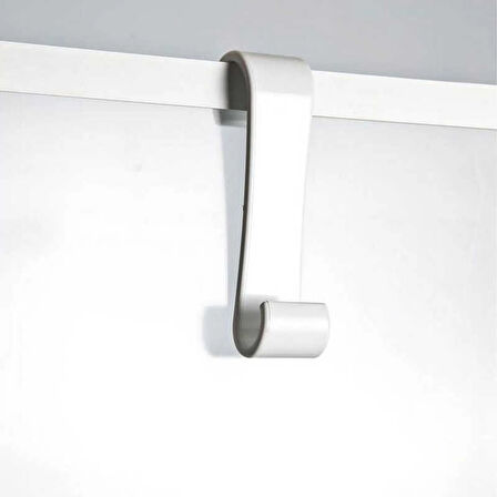 Tekli Pratik Banyo Askısı - Gri