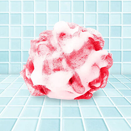 Çilek Sabunlu Banyo Lifi