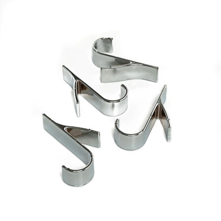 4'lü Pratik Banyo Askısı - Gri