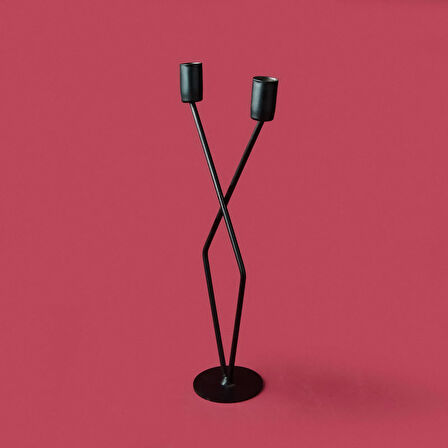 Deco Alessa Şamdan - Gold - 32 cm