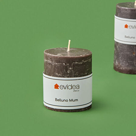 Deco Belluno Mum - Koyu Gri - 8 cm