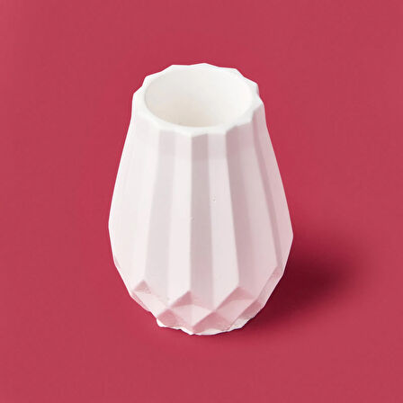 Deco Line Dekor - Beyaz - 10 cm