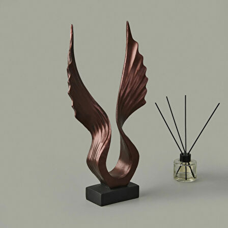 Deco Wings Dekor - Kahverengi - 42 cm