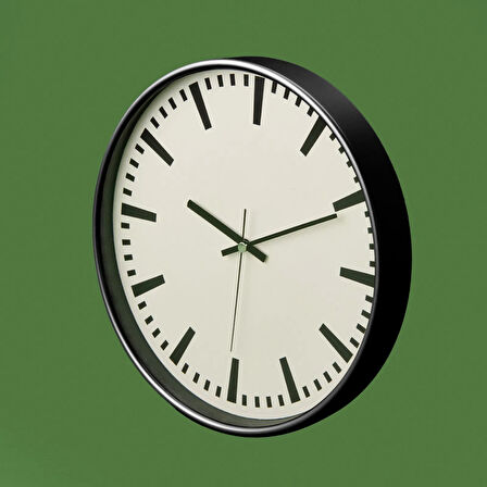 Deco Nautical Fun Duvar Saati - Siyah - 30 cm