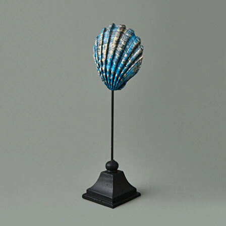 Deco Seashell Dekor - Mavi / Gold - 32 cm