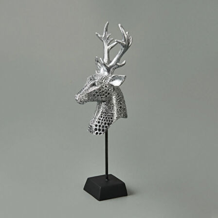 Deco Ciervo Dekor - Gümüş - 29 cm