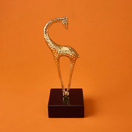 Deco Giraffe Dekor - Gold - 27 cm