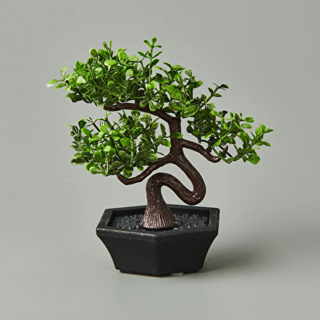 Dekor Mini Yapay Bonsai - Asorti - 10x13 cm