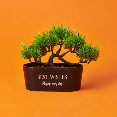 Dekor Bonsai Yapay Çiçek - Asorti - 25x18 cm