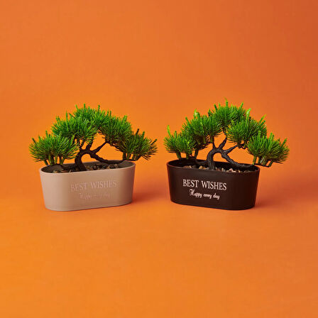 Dekor Bonsai Yapay Çiçek - Asorti - 25x18 cm