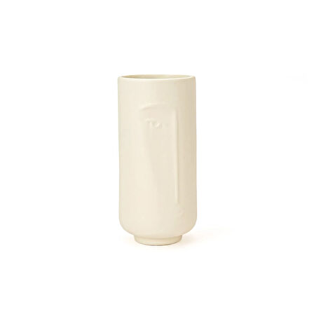 Deco Sucre Vazo - Beyaz - 24 cm