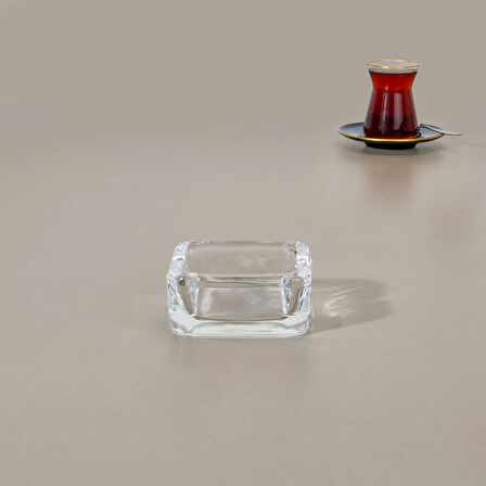 Glassware Kare Cam Küllük - Şeffaf - 9x9 cm